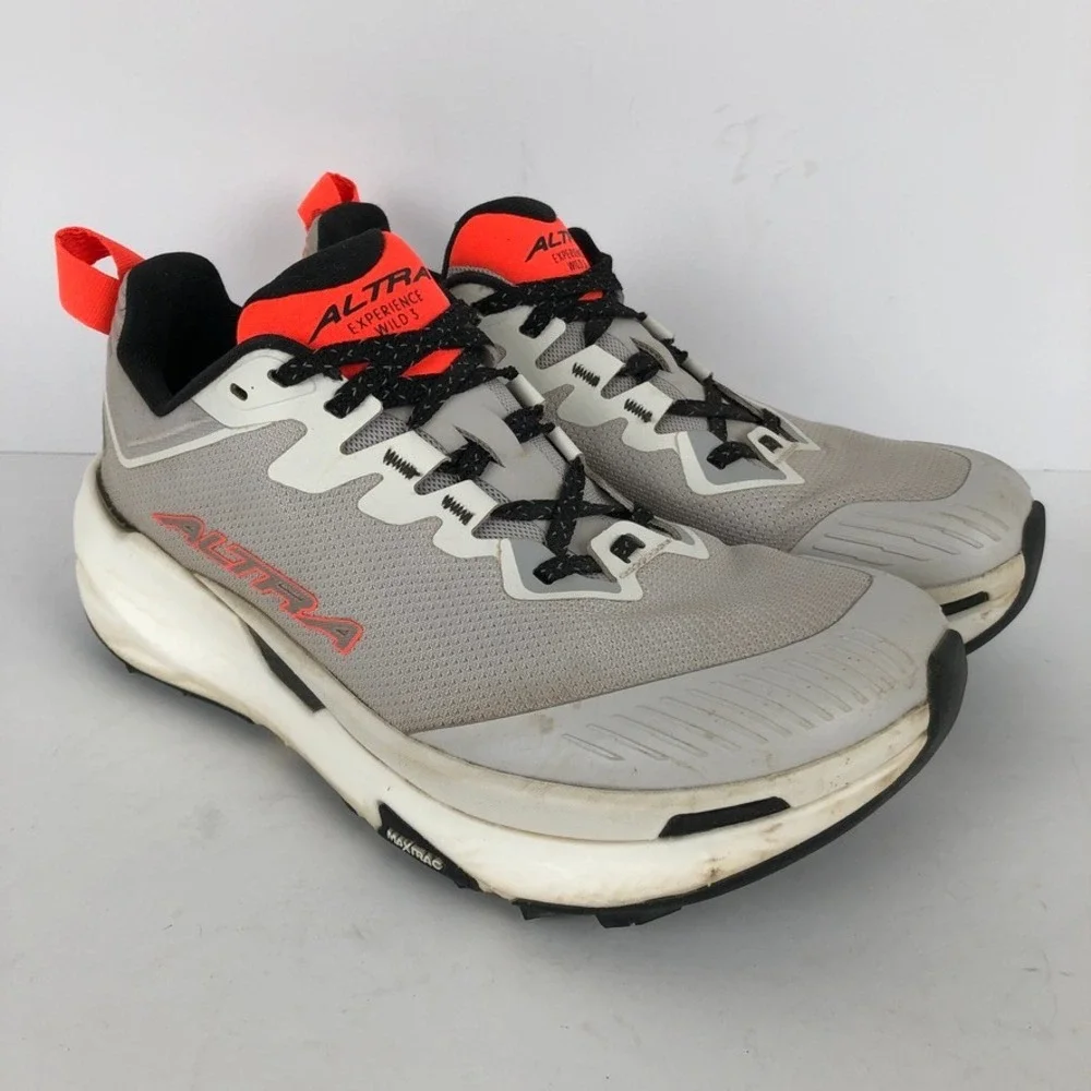 ALTRA Experience Wild 3 Trail Running Shoes Women's 8 Gray Orange 500684-05-25